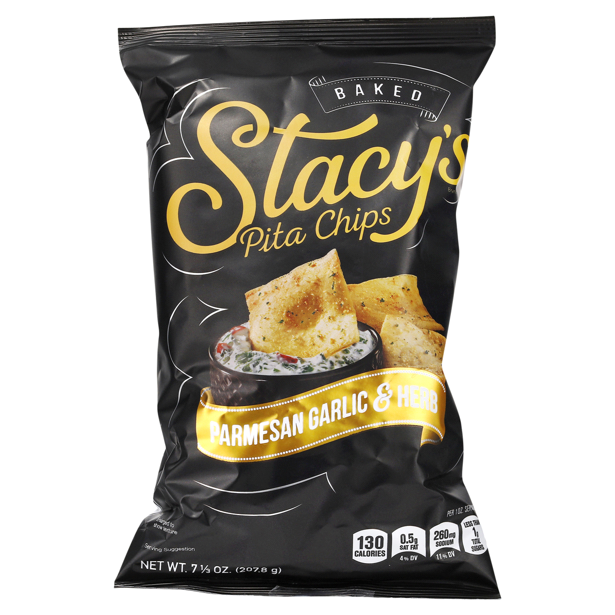 Stacys Pita Chips Parmesan Garlic & Herb 7.3oz 12ct Empire Snack Distributors